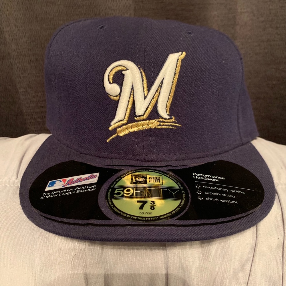Milwaukee Brewers Fitted Cap size 7 3/8